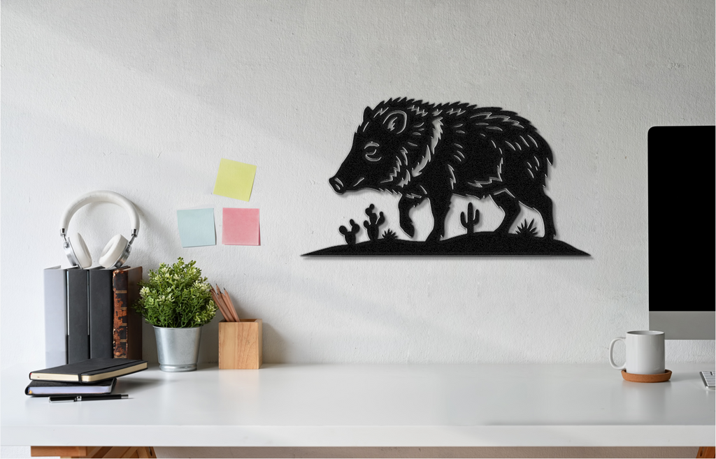 Javelina Metal Wall Art