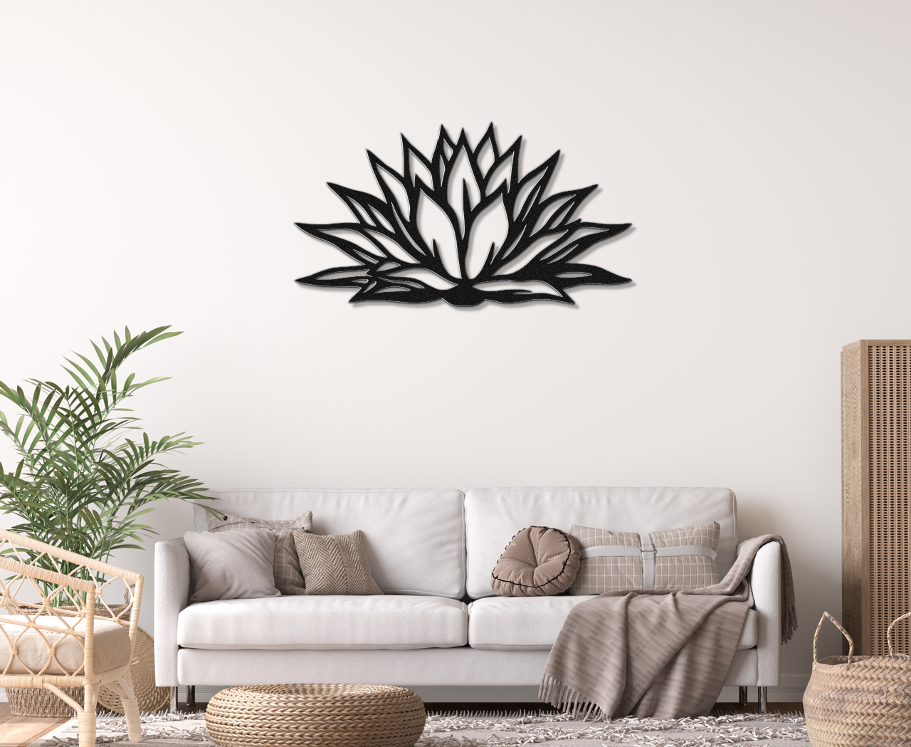 Agave Metal Wall Art