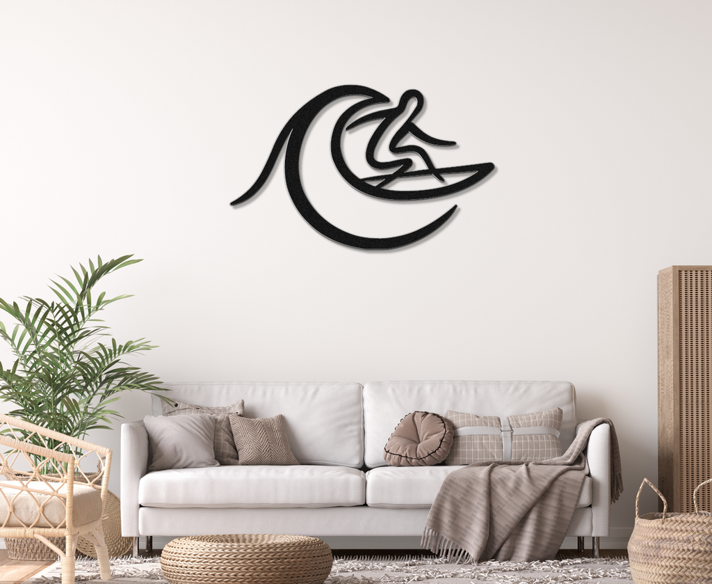 Surfer Metal Wall Art