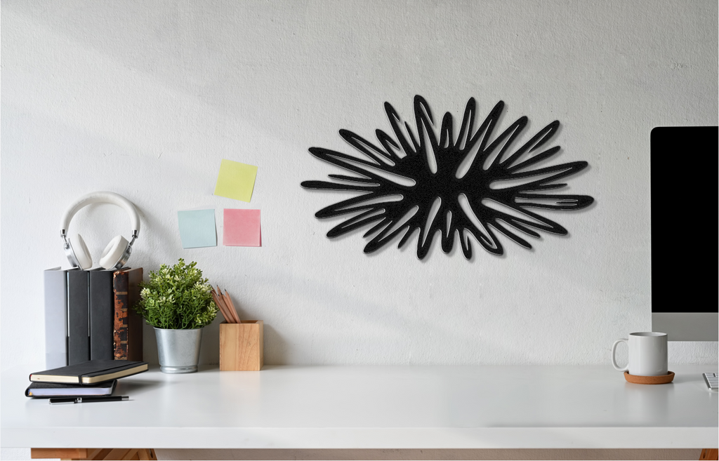 Sea Urchin Metal Wall Art