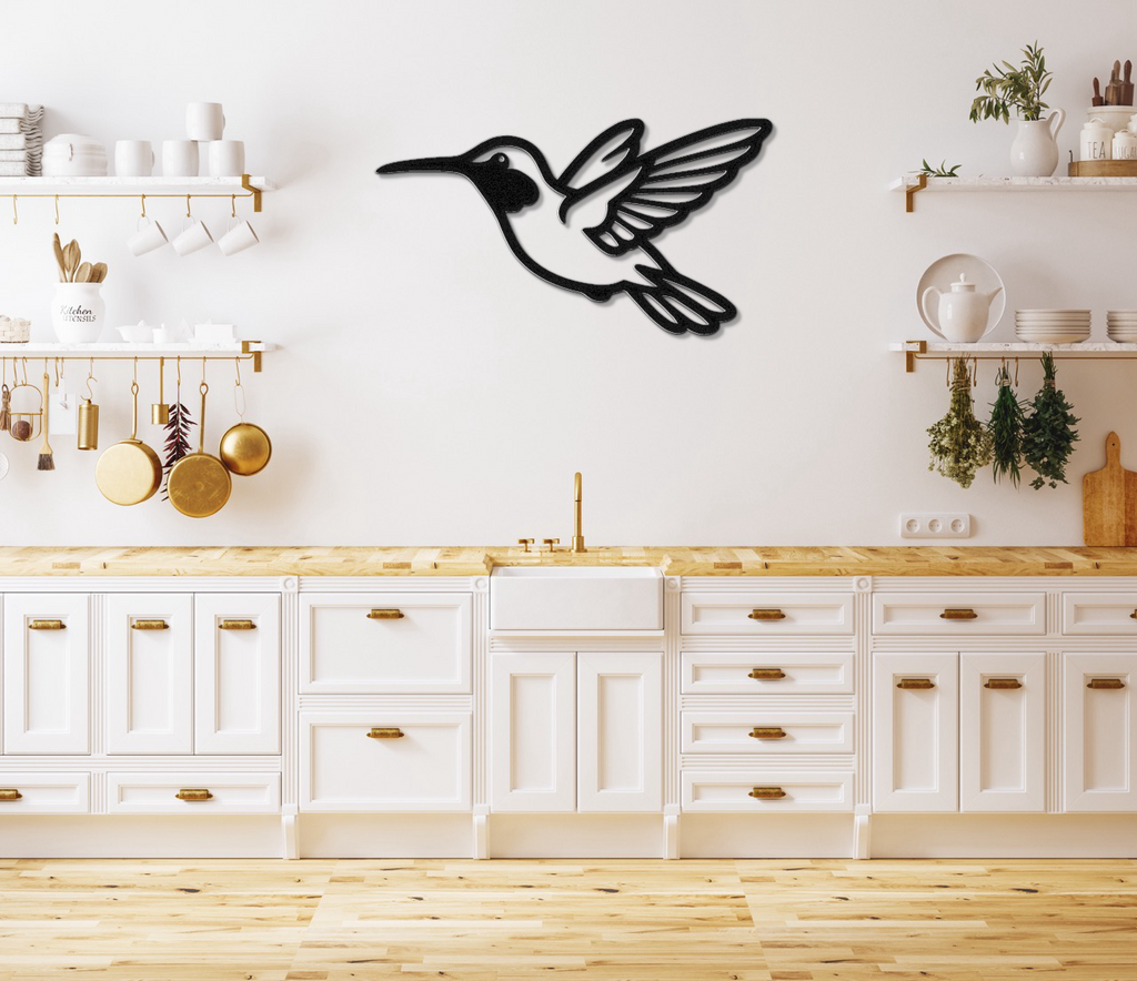 Hummingbird Metal Wall Art