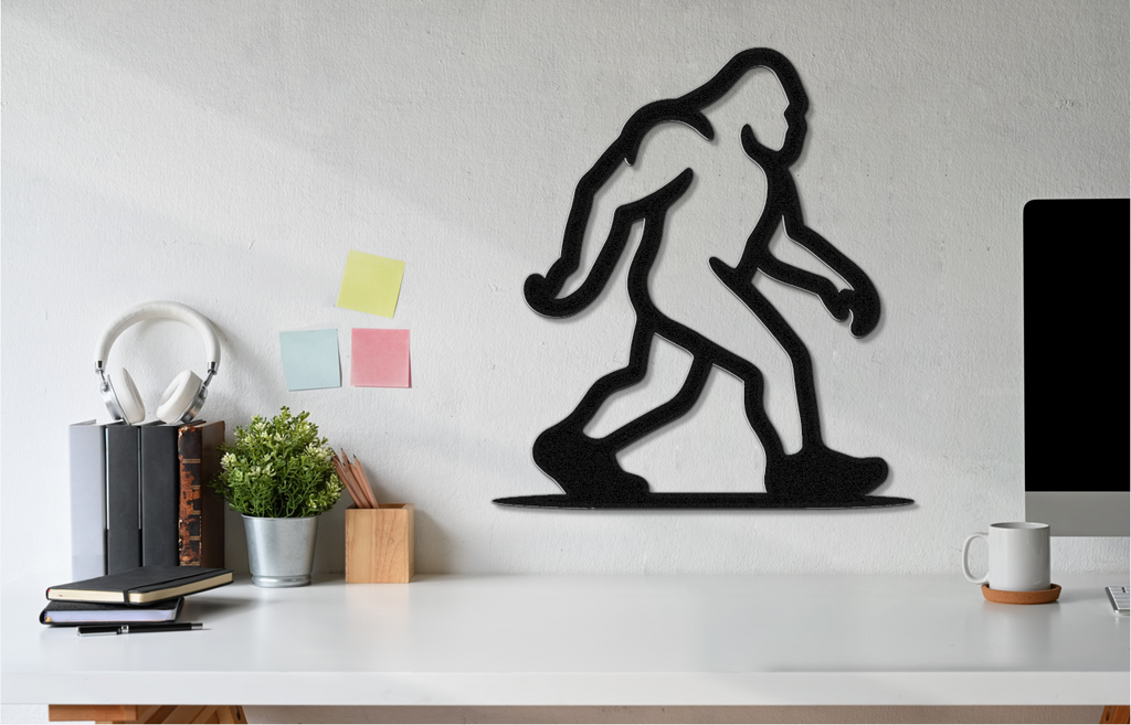Bigfoot Metal Wall Art