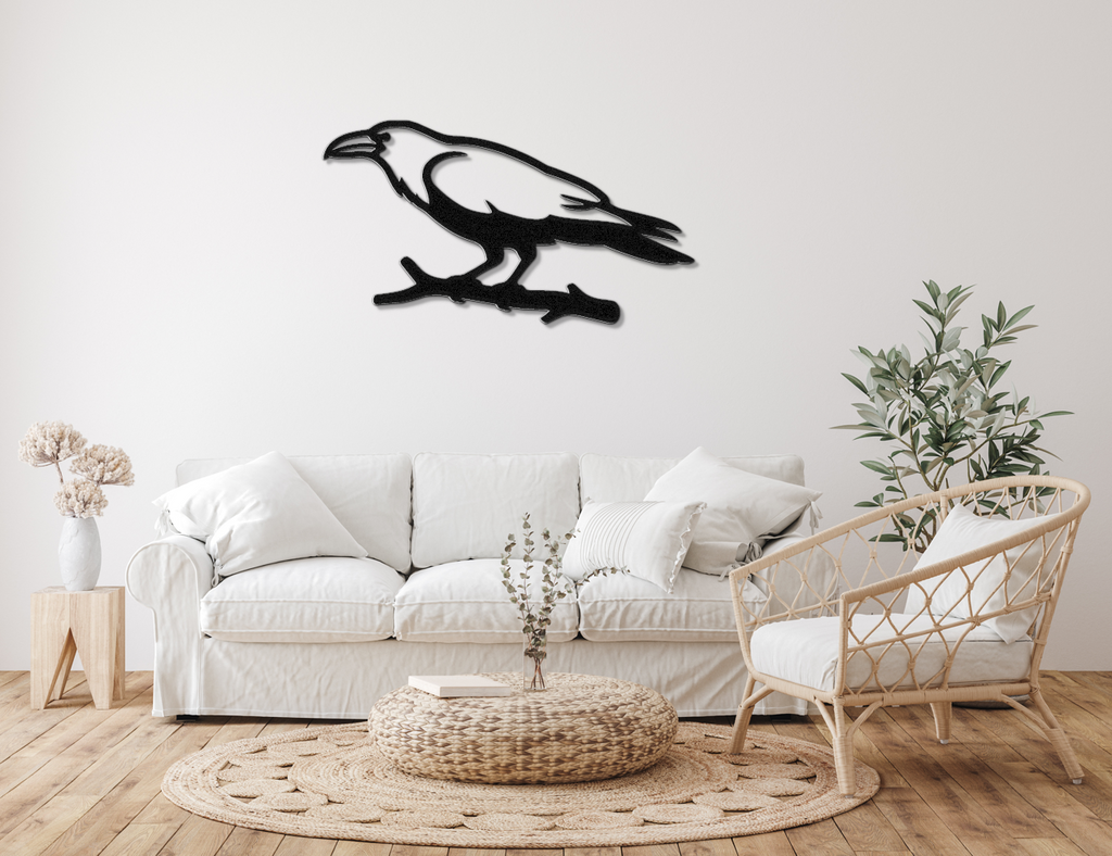 Raven Metal Wall Art