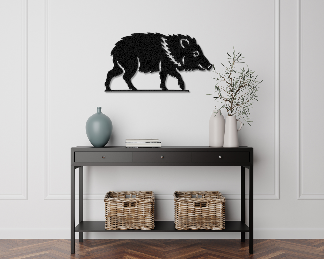 Javelina Metal Wall Art