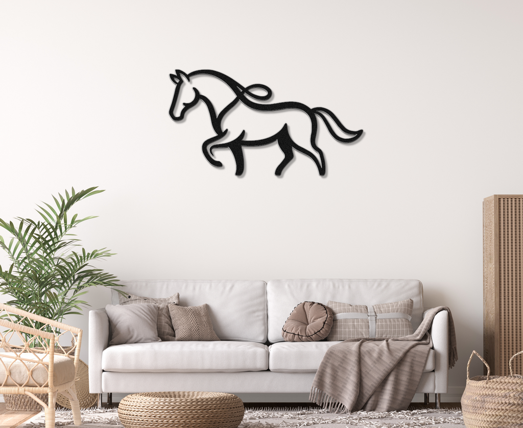 Horse Metal Wall Art