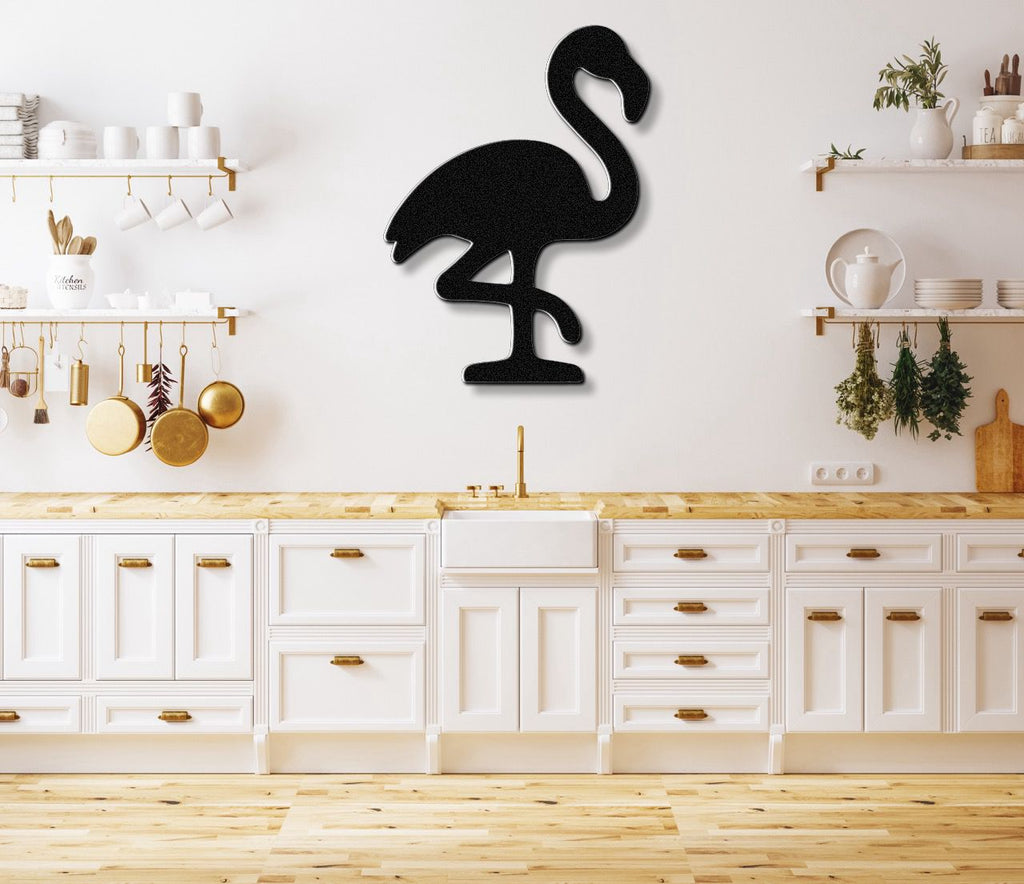 Flamingo Metal Wall Art
