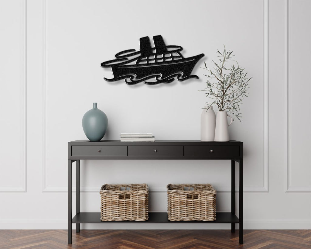 Cruise Ship Metal Wall Art