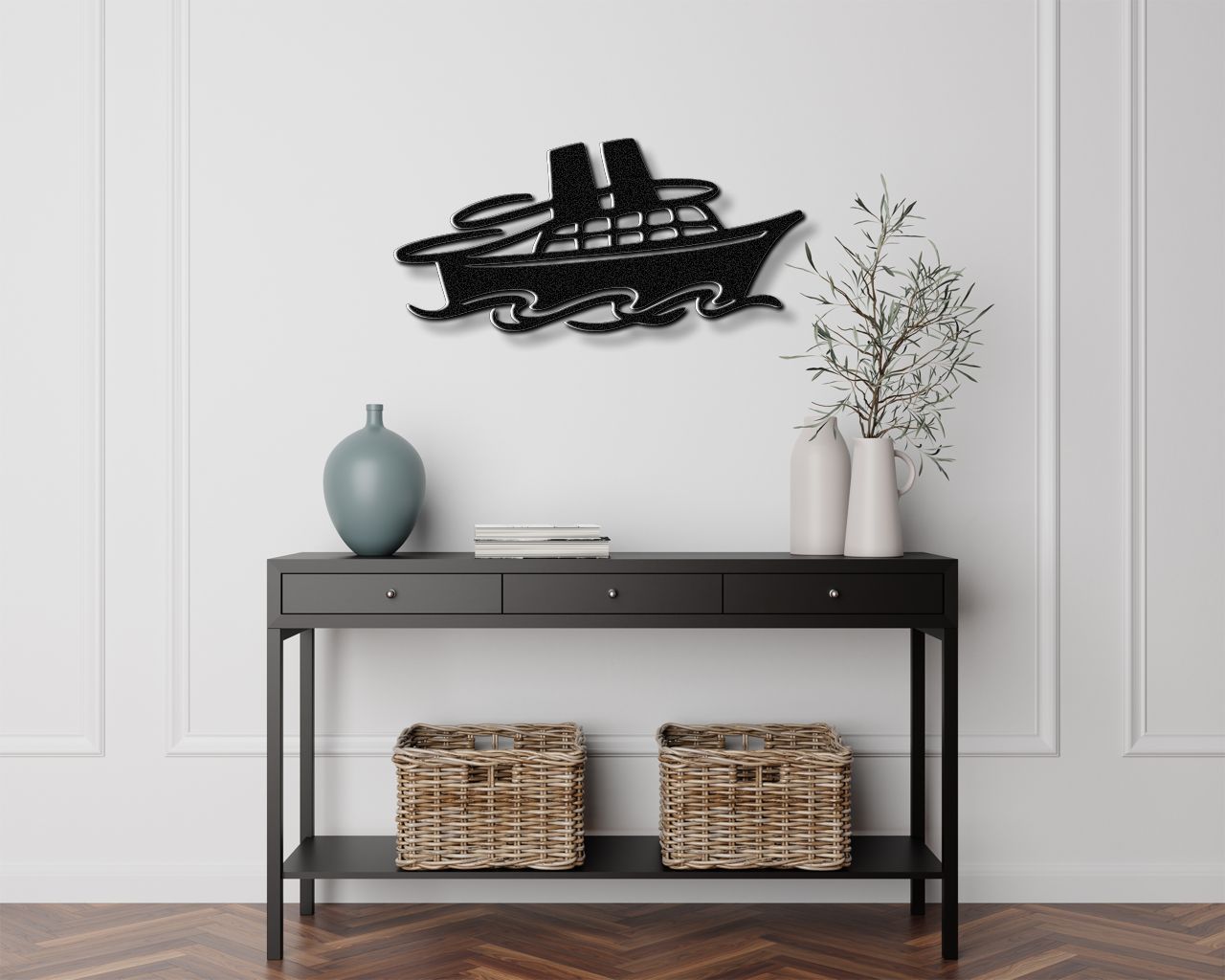 Cruise Ship Metal Wall Art