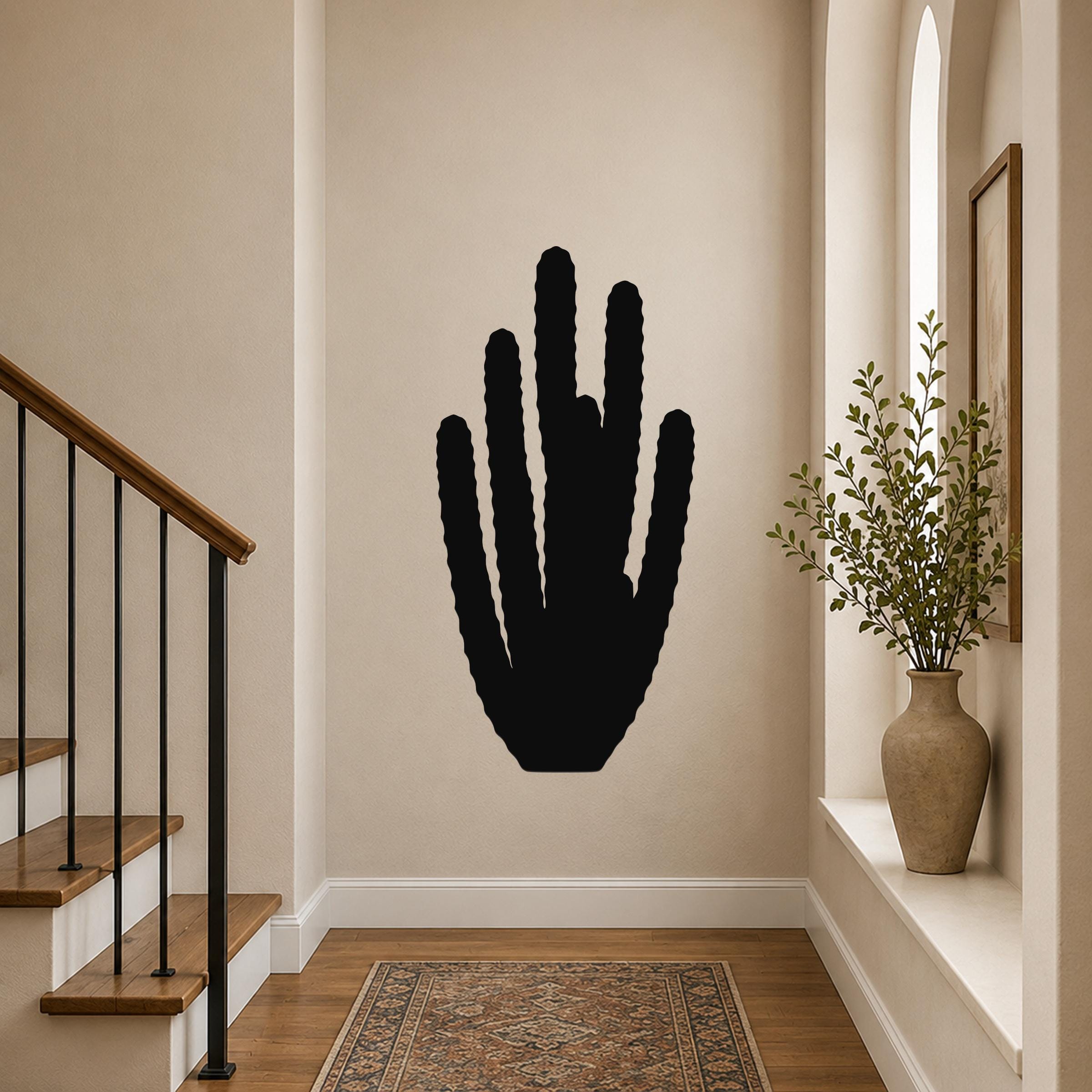 Organ Pipe Cactus Metal Wall Art Indoor Outdoor Sign for Patio Living Room Bedroom Rustic Modern Decor