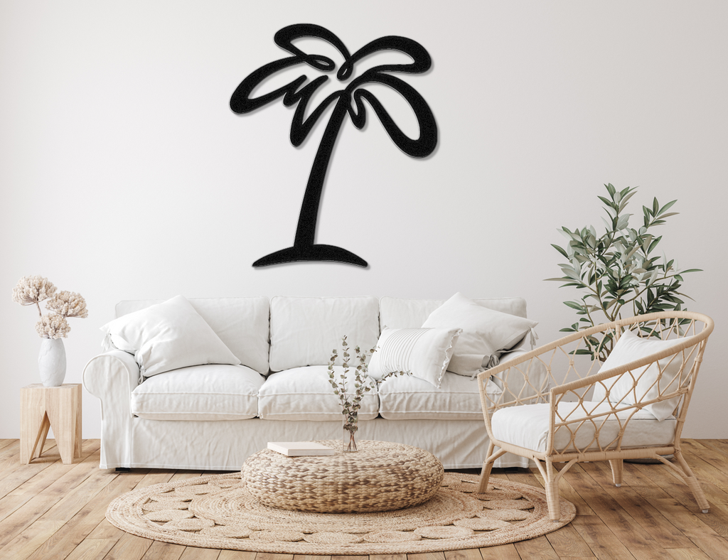 Palm Tree Metal Wall Art