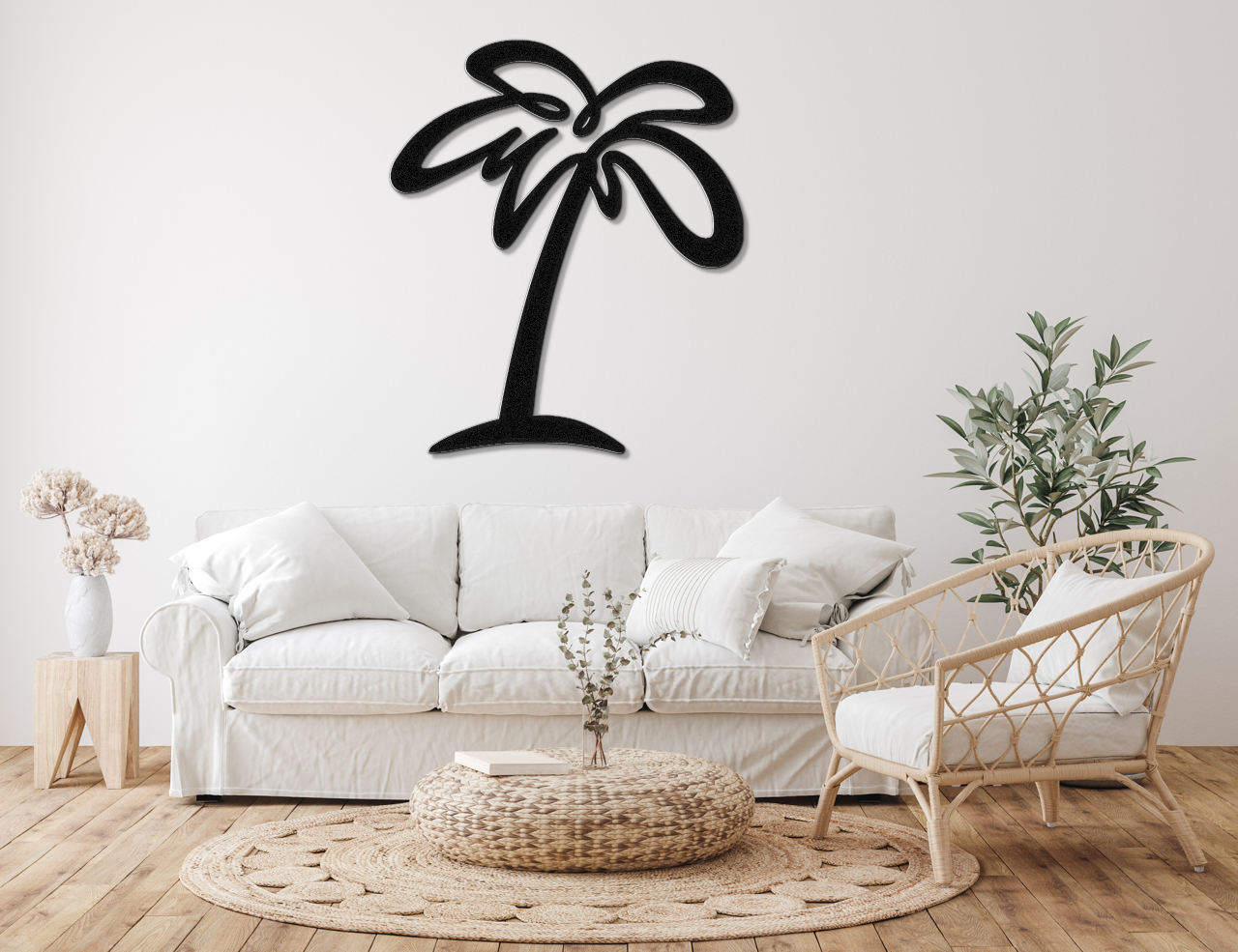 Palm Tree Metal Wall Art