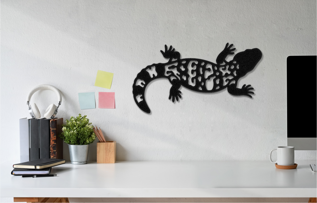 Gila Monster Metal Wall Art