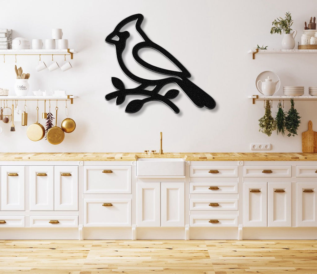 Cardinal Metal Wall Art