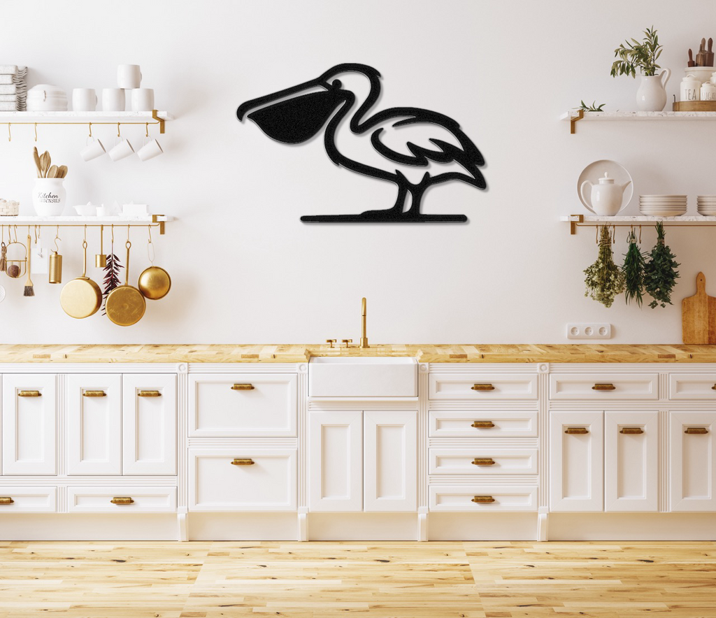 Pelican Metal Wall Art