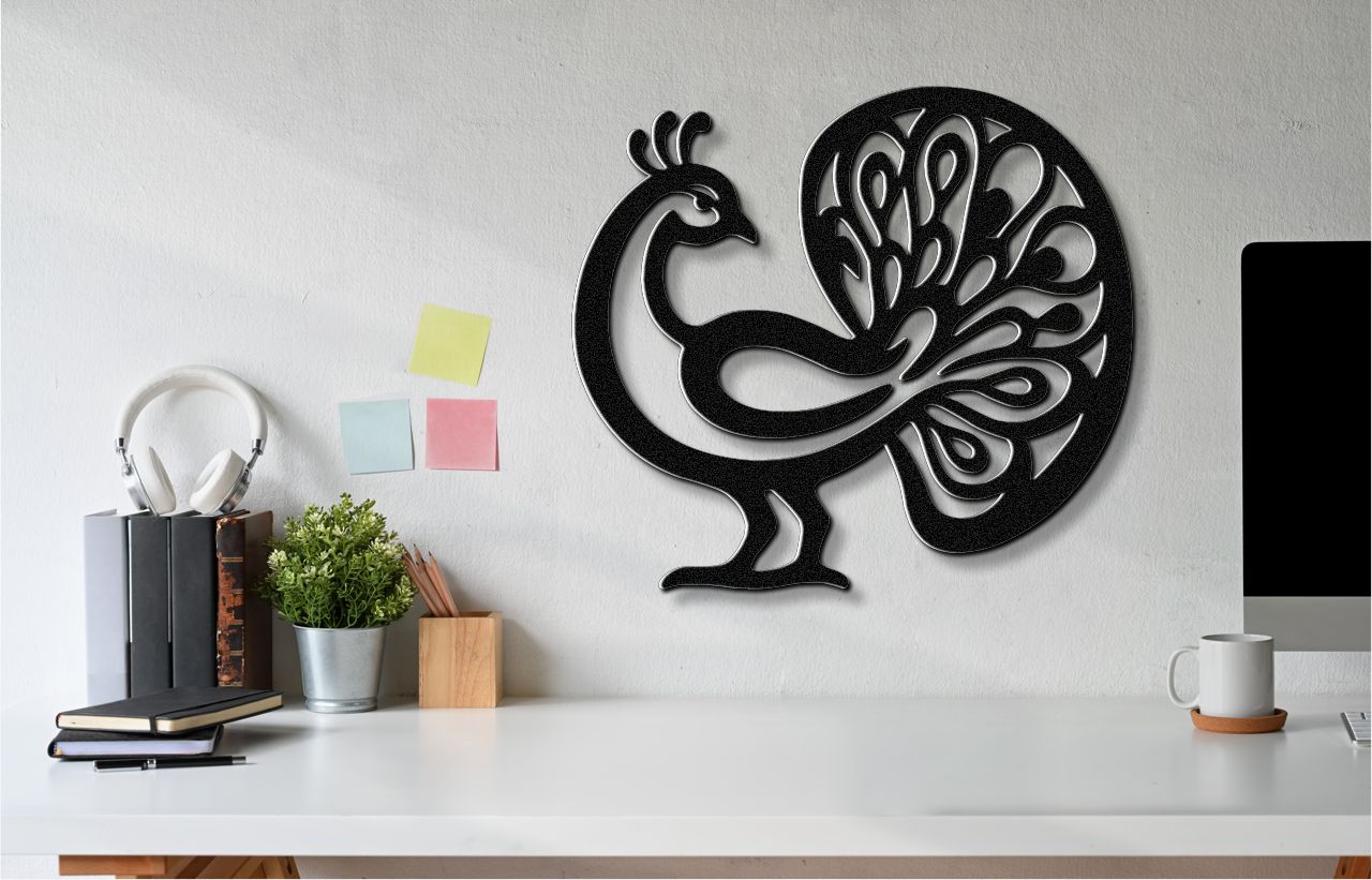 Peacock Metal Wall Art