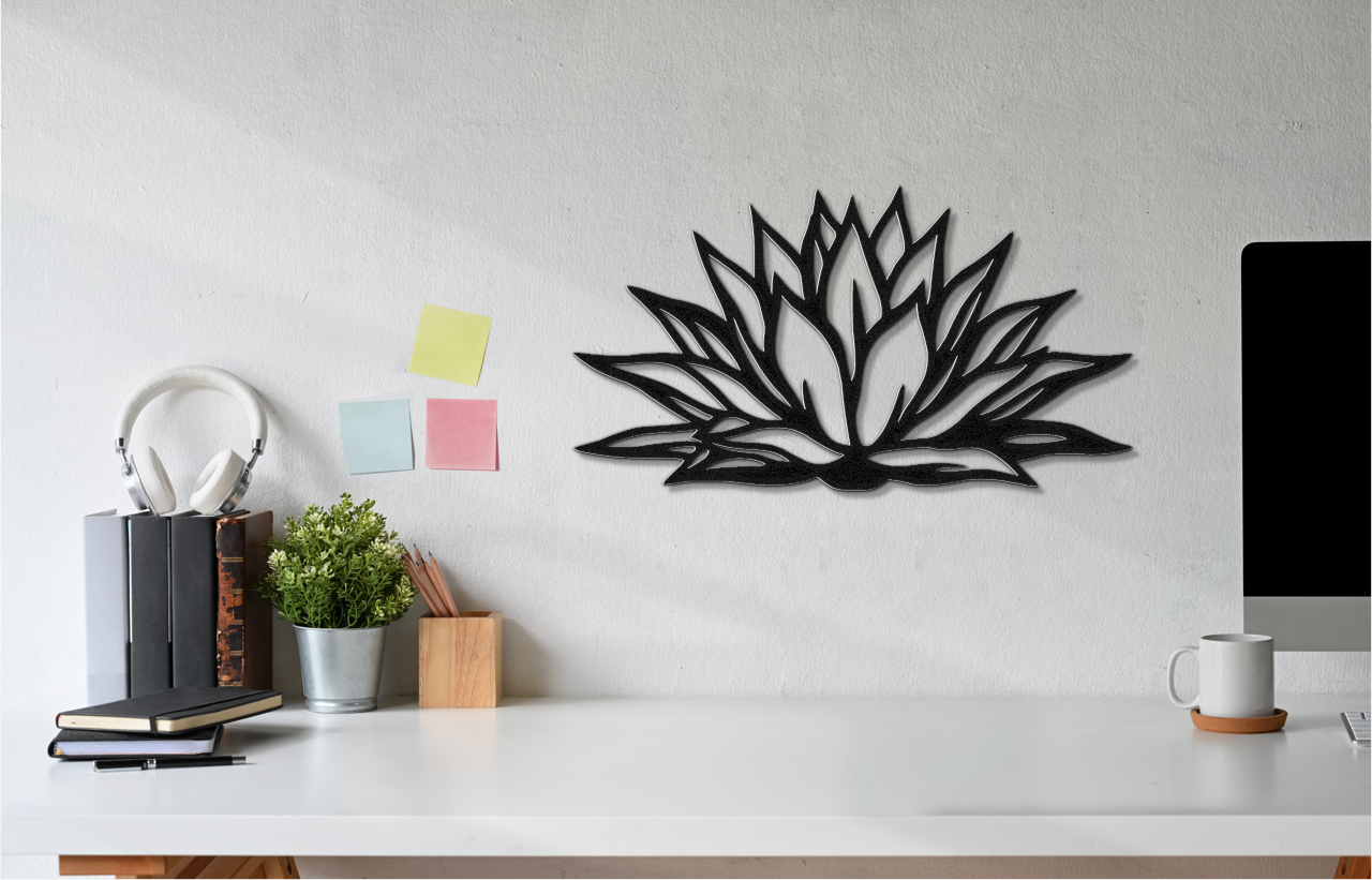 Agave Metal Wall Art
