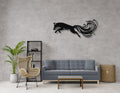 Sneaky Fox Metal Wall Art
