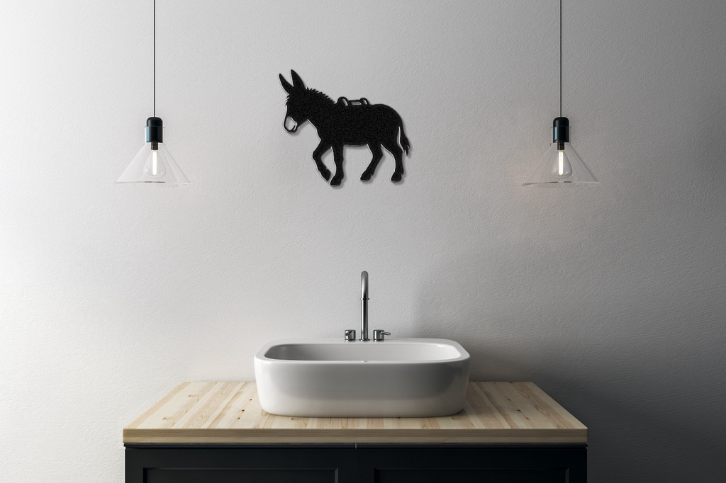Burro Metal Wall Art