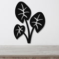 Elephant Ear Plant Metal Wall Art