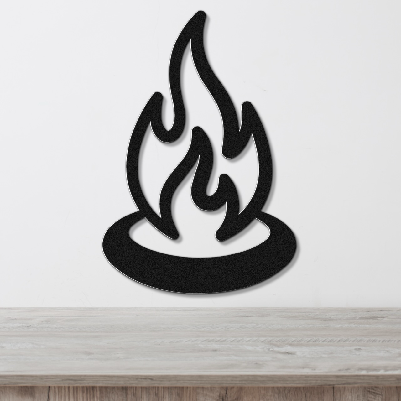 Campfire Metal Wall Art