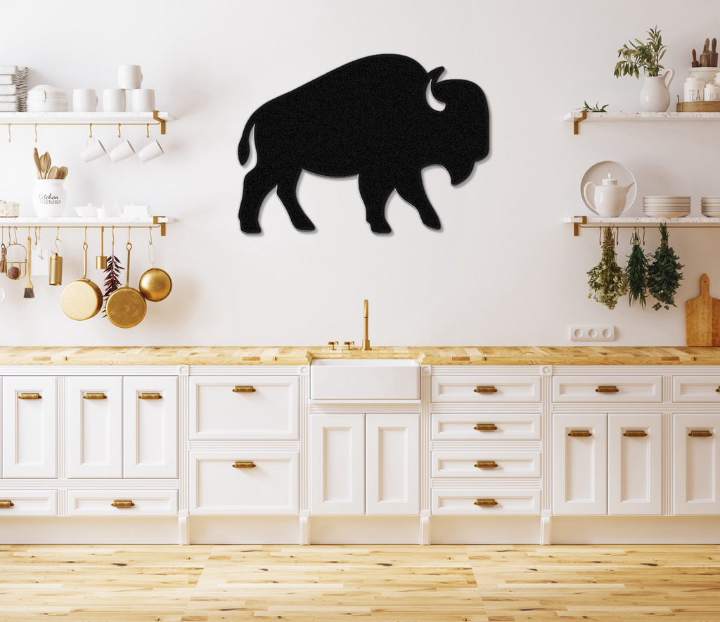 Buffalo Metal Wall Art