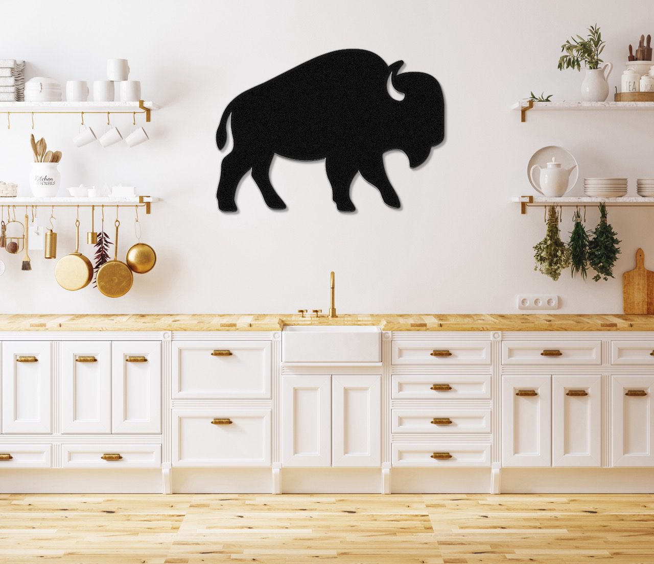 Buffalo Metal Wall Art