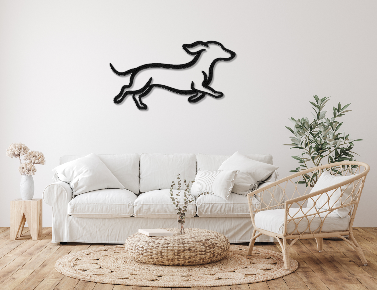 Dachshund Metal Wall Art