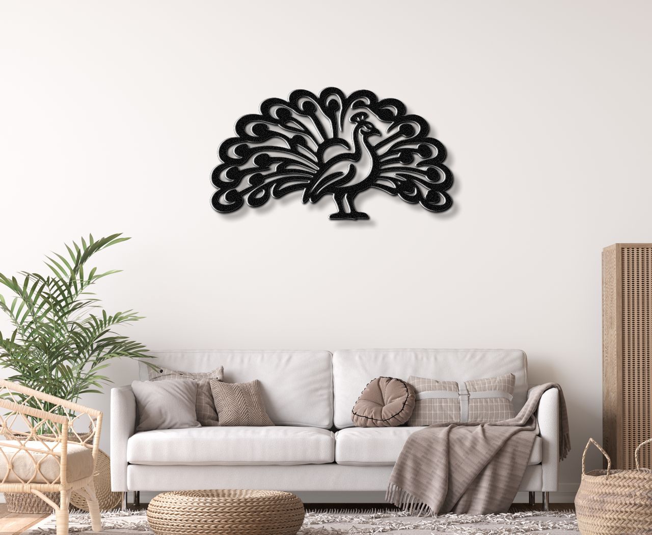 Peacock Metal Wall Art