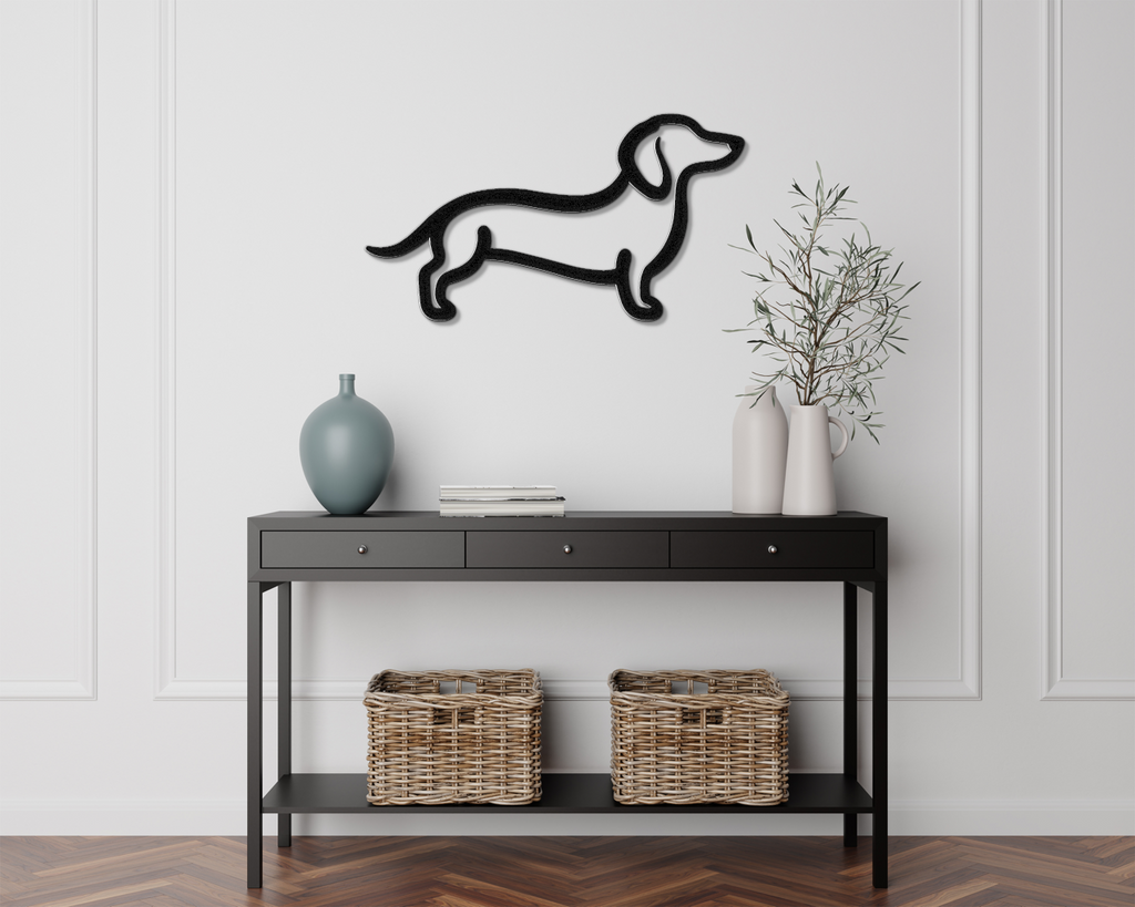 Dachshund Metal Wall Art