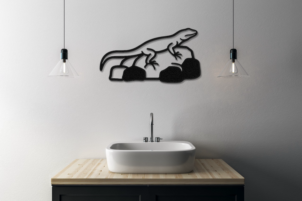 Lizard Metal Wall Art