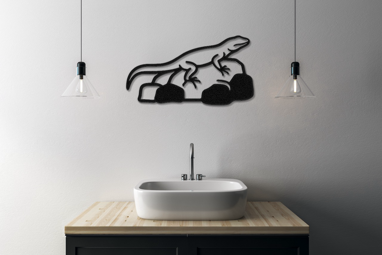 Lizard Metal Wall Art