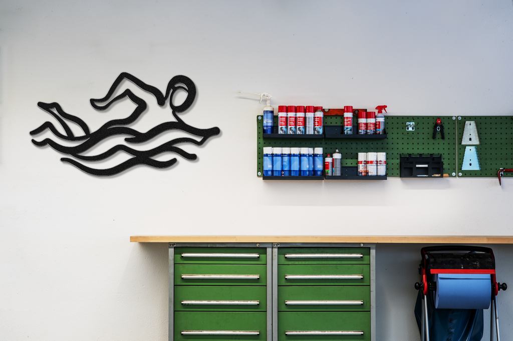 Swimmer Metal Wall Art