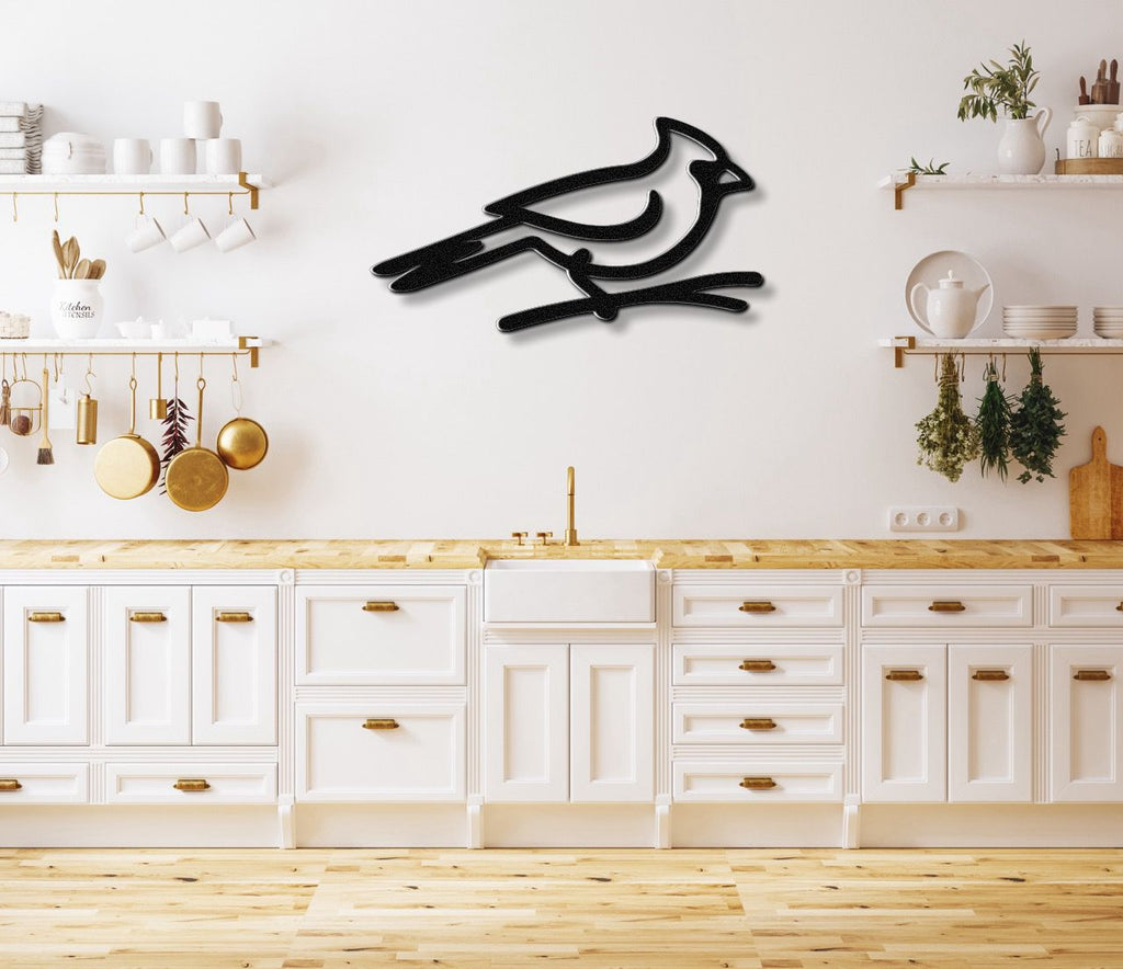 Cardinal Metal Wall Art