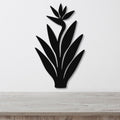 Bird of Paradise Plant Metal Wall Art