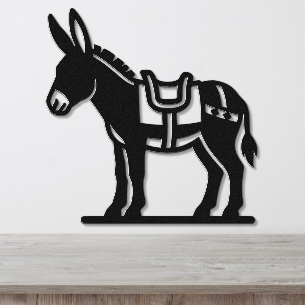 Burro Metal Wall Art