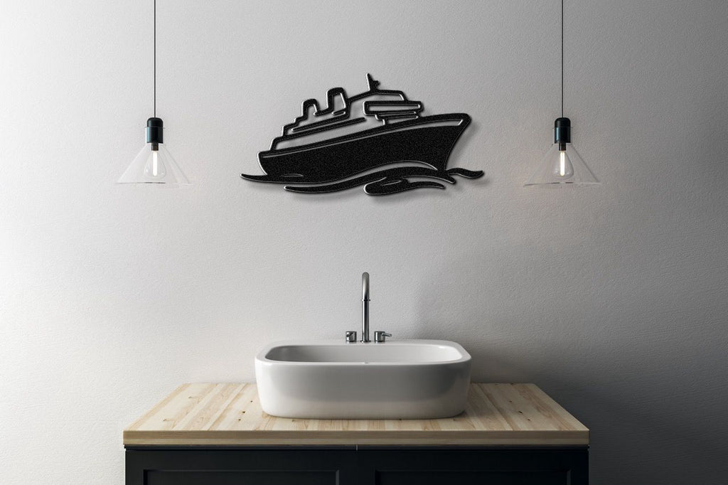 Cruise Ship Metal Wall Art