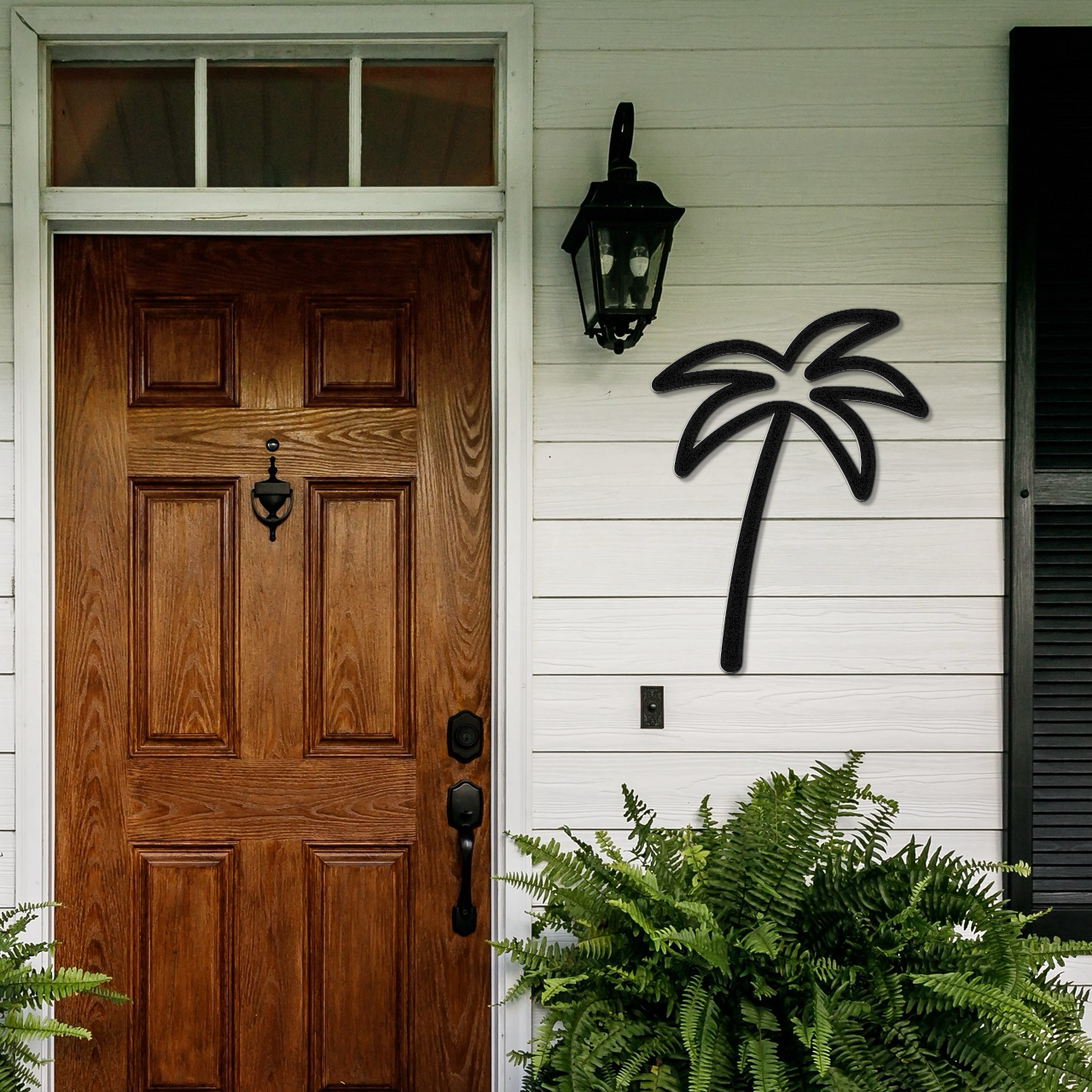 Palm Tree Metal Wall Art