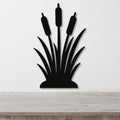 Cattail Metal Wall Art