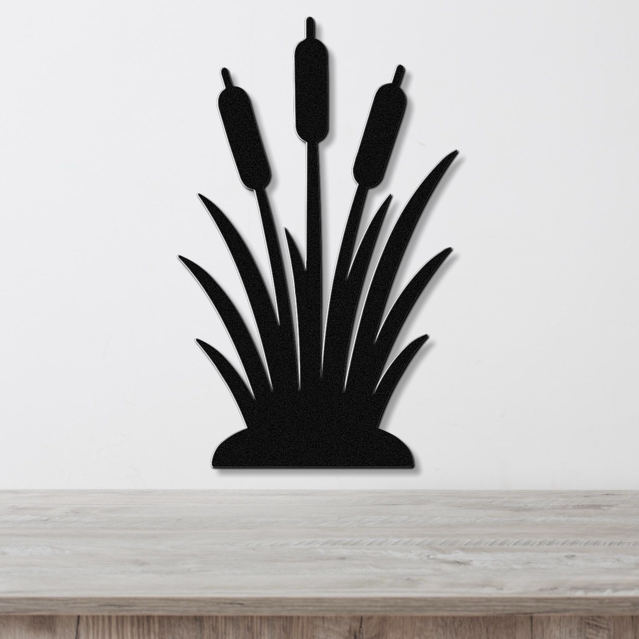 Cattail Metal Wall Art