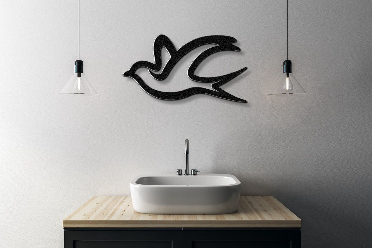 Swallow Bird Metal Wall Art