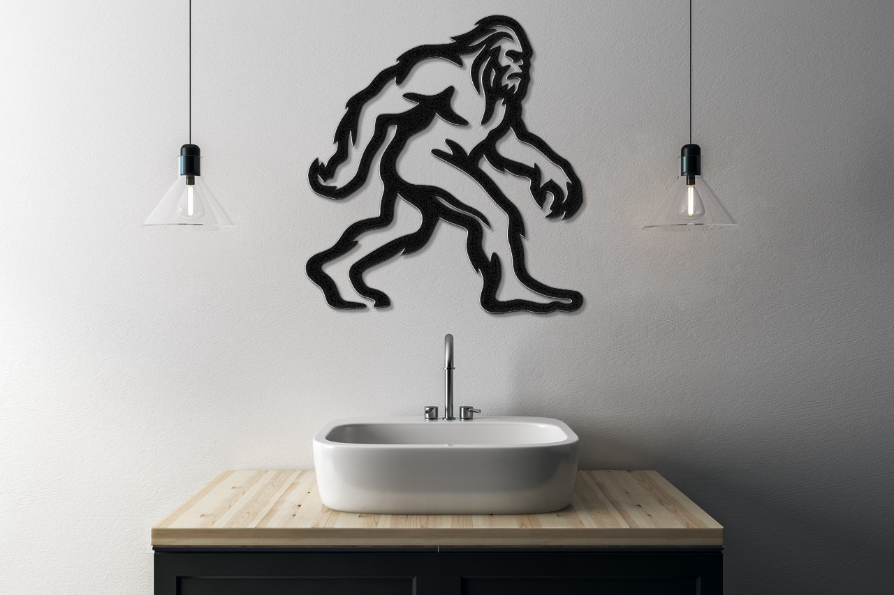 Bigfoot Metal Wall Art