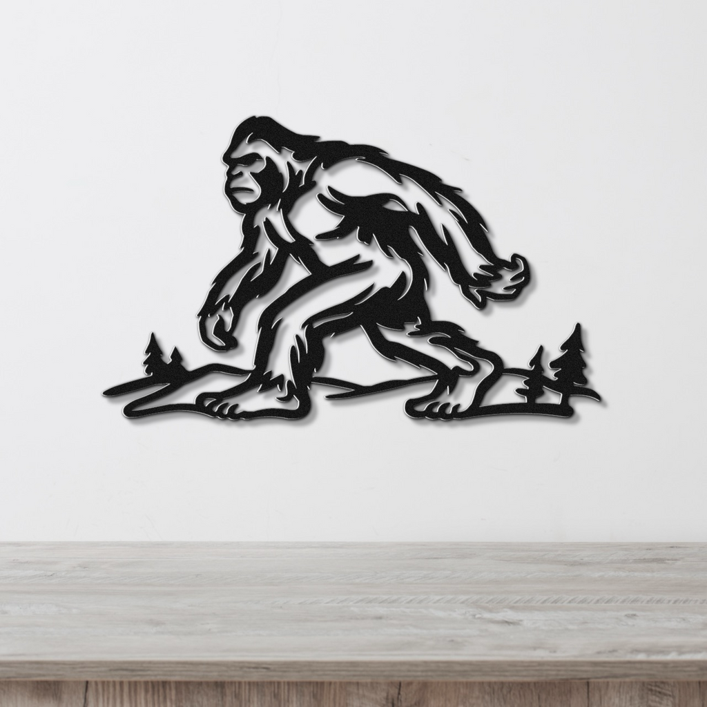 Bigfoot Metal Wall Art