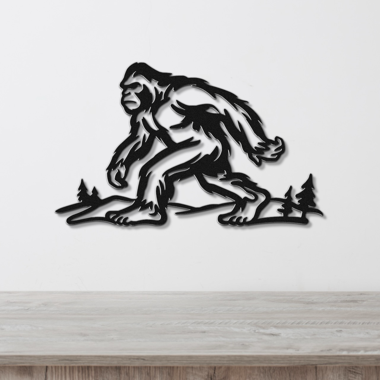 Bigfoot Metal Wall Art