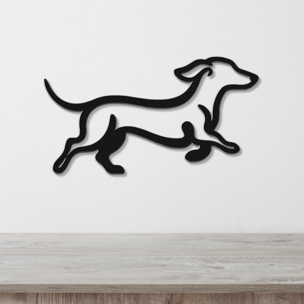 Dachshund Metal Wall Art