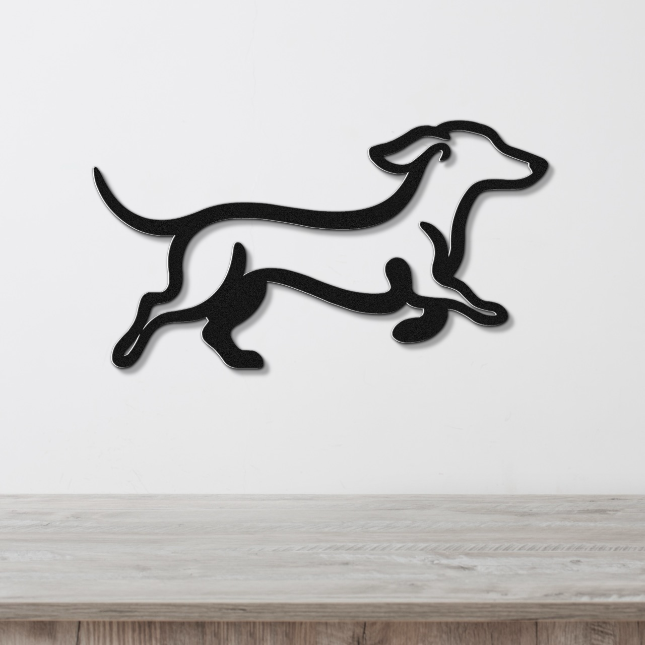 Dachshund Metal Wall Art
