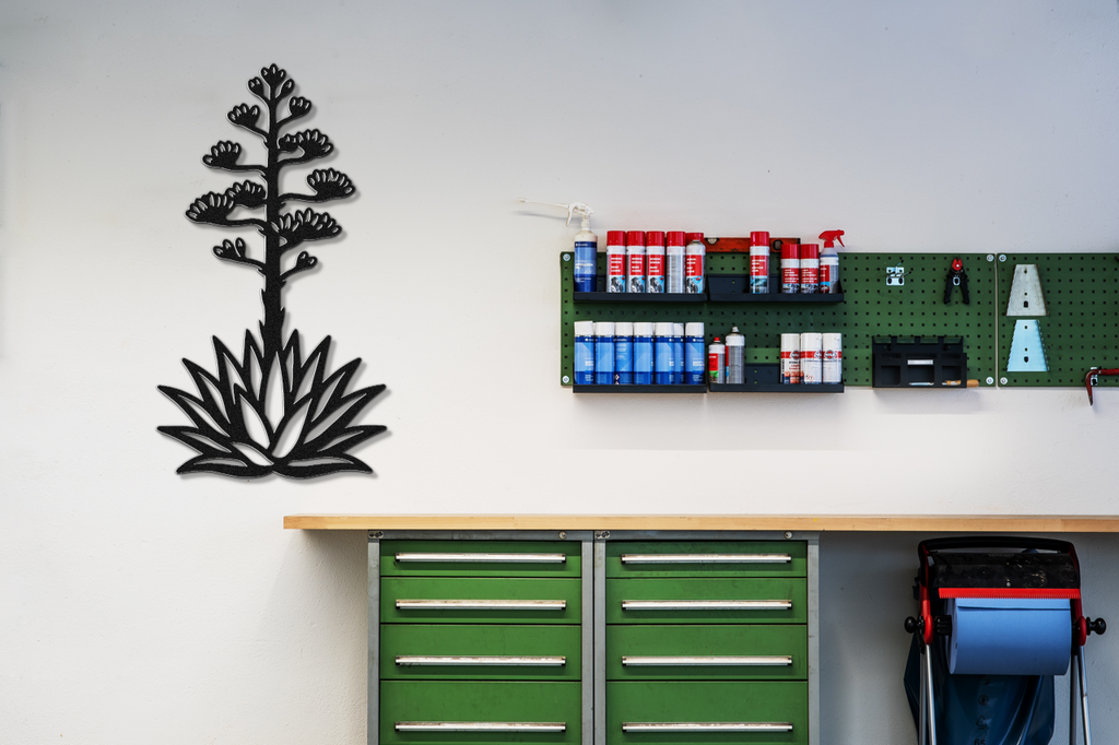 Blooming Agave Metal Wall Art