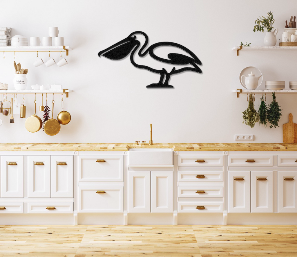 Pelican Metal Wall Art