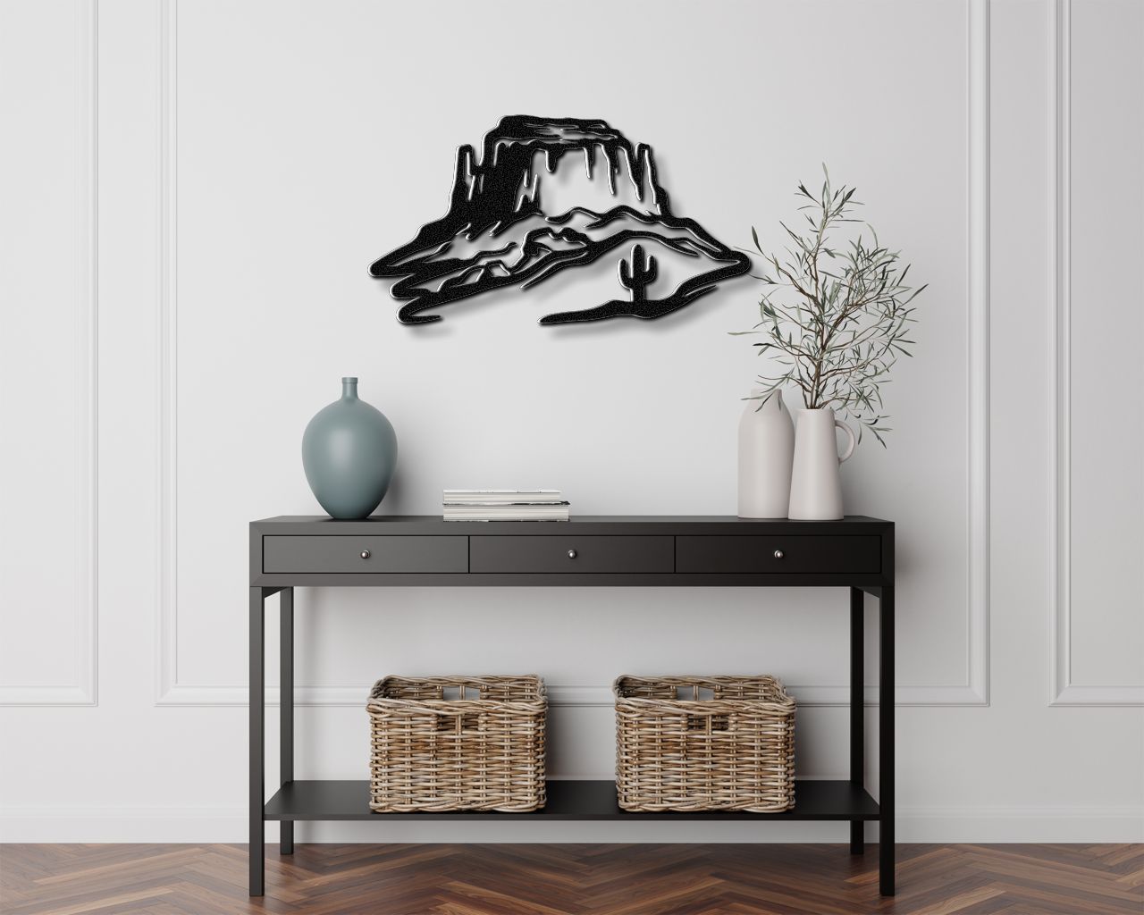 Desert Mesa Metal Wall Art