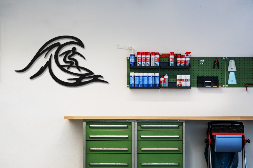 Surfer Metal Wall Art