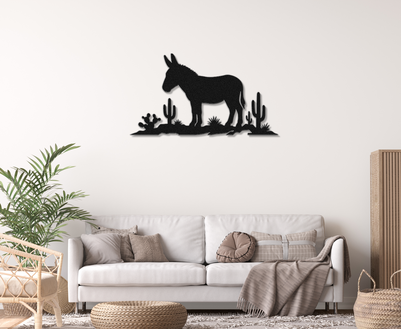 Burro Metal Wall Art